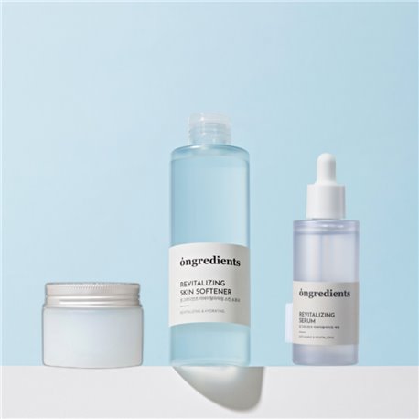 Ongredients Slow 3-piece set Revitalizing Skin Softener 250ml Revitalizing Serum 50ml More Firming Elasticity Cream 50ml