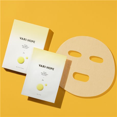 Verihope Eight Days Pure Vitamin C Mask Pack Plus 2 BOX 10 sheets