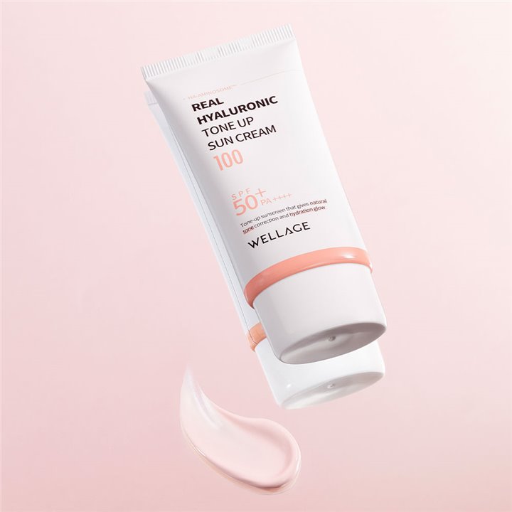 Wellage Real Hyaluronic Tone-up Sun Cream 50ml SPF50