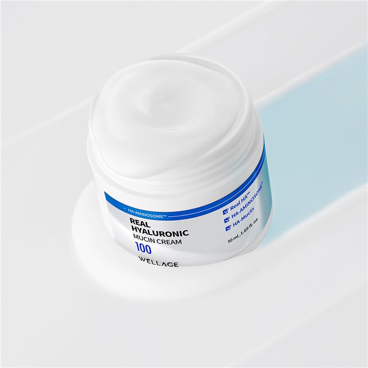 Wellage Real Hyaluronic Mucin Cream 50ml