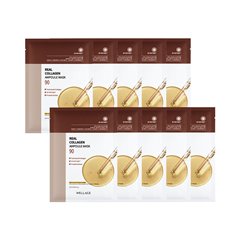 Wellage Real Collagen Ampoule Mask 10 sheets