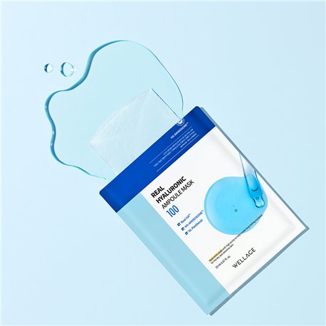 Wellage Real Hyaluronic Ampoule Mask 1 Sheet