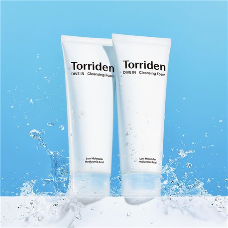 Torriden Dive-in Low Molecular Hyaluronic Acid Cleansing Foam 150ml, 2ea