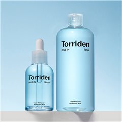 Torriden Dive-in Low Molecular Hyaluronic Acid Serum 50ml Toner 300ml