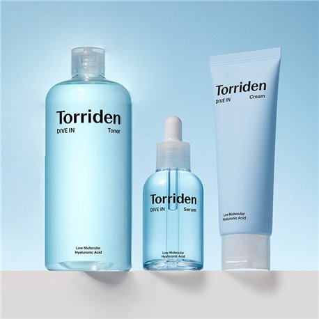 Torriden Dive-in Toner 300ml Serum 50ml Cream 80ml