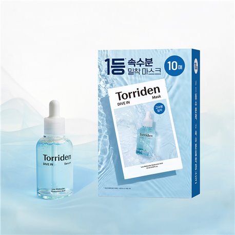 Torriden Dive-in Low Molecular Hyaluronic Acid Serum 50ml 10 Masks