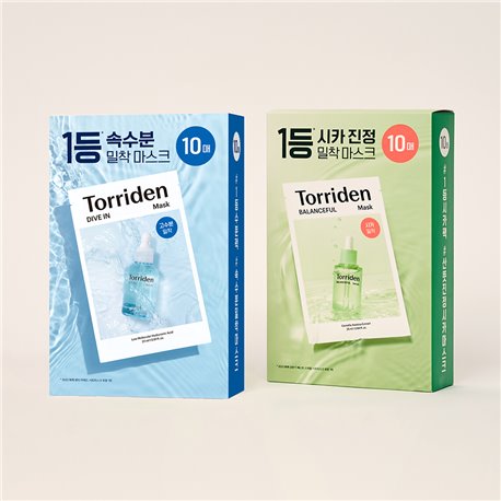 Torriden Dive-in Moisture Mask 10 sheets Balanced Soothing Mask 10 sheets