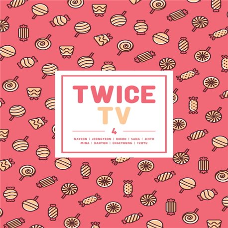 TWICE [DVD] / TWICE TV4 (3DISC+72P Photobook+1 Random Photo Postcard