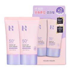 [Holika Holika] Makeup Sunscreen Set SPF50+ PA+++ 35mlx2